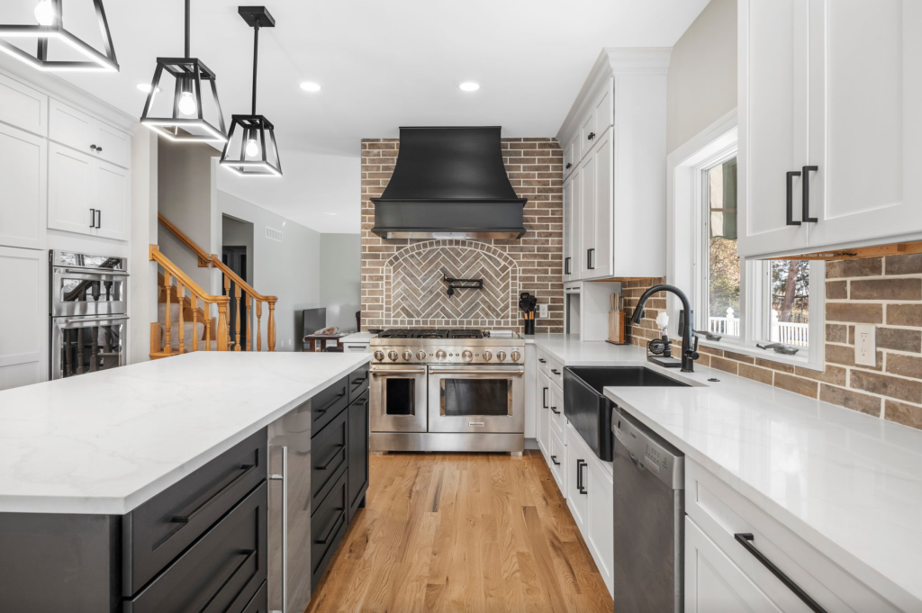 This is a custom kitchen remodel in Ballwin, Missouri