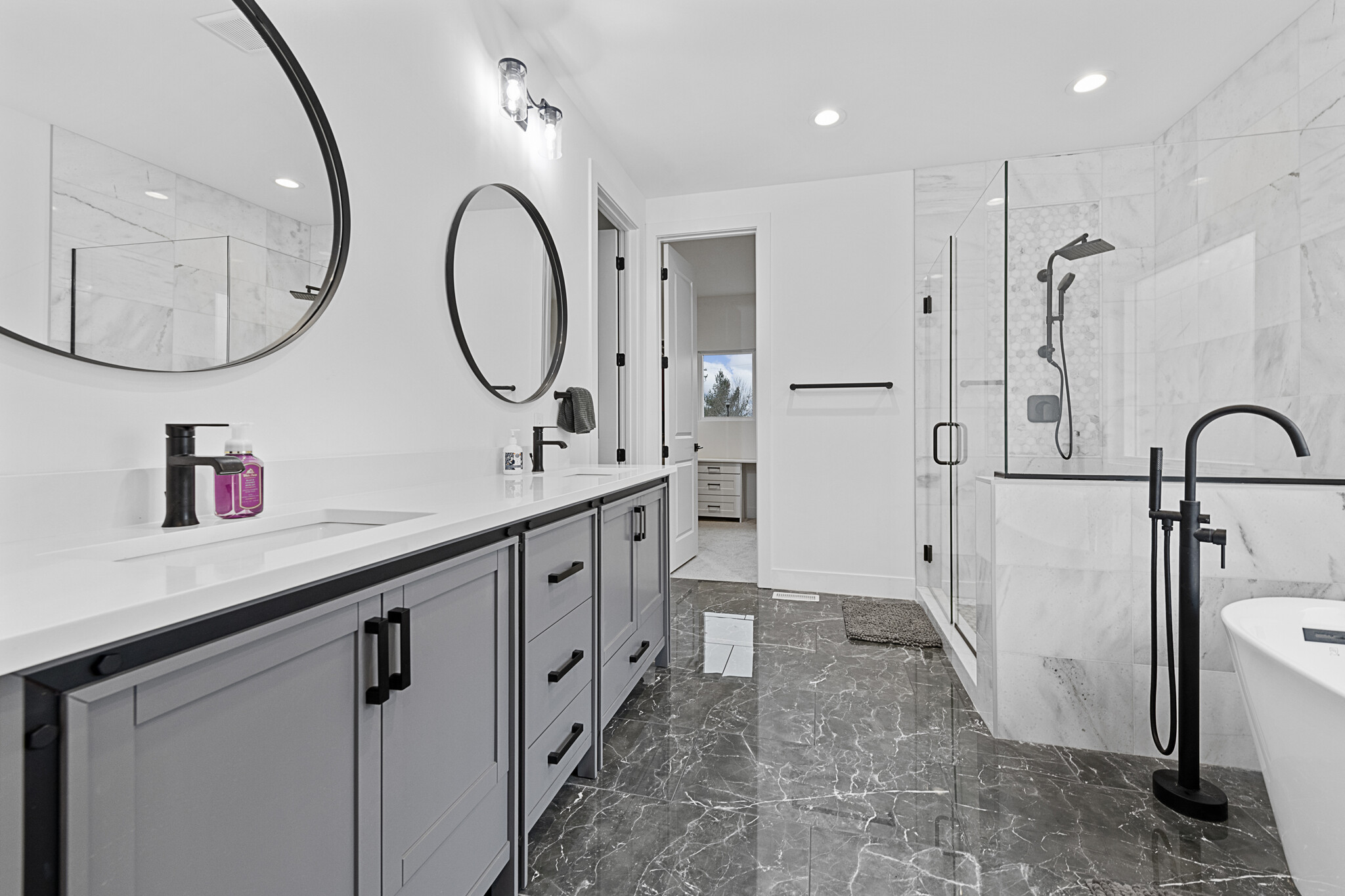This is a master bath remodel in Fenton, Missouri