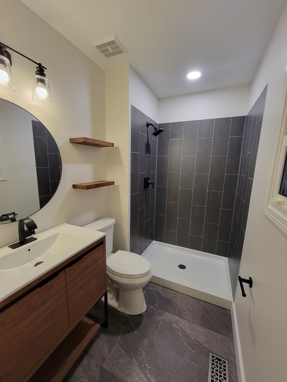 This is a bath remodel in Fenton, Missouri.